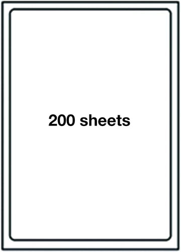 EJRange Address Label White Self Adhesive A4 - 200 Sheets
