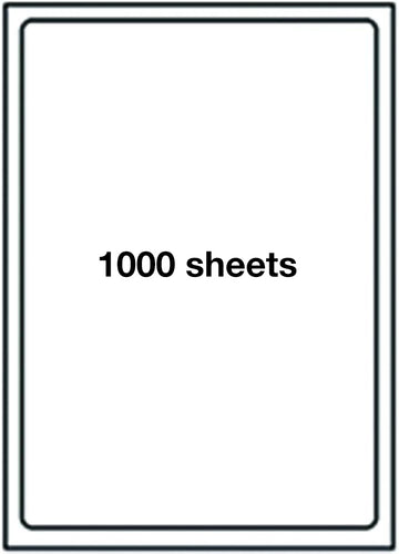 EJRange Address Label White Self Adhesive A4 - 1000 Sheets