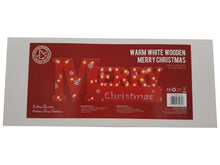 Load image into Gallery viewer, Merry Christmas Wooden Sign