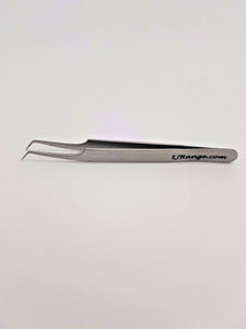 Eyelash Tweezers Straight Curved For Individual Eyelash Extensions Free Case UK