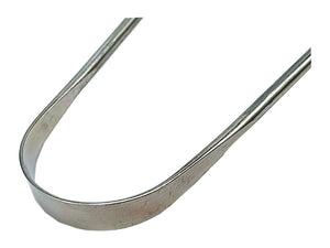 STAINLESS STEEL TONGUE CLEANER / ORAL HYGIENE SCRAPER STAINLESS STEEL