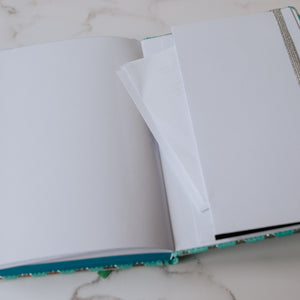 EJRange Notebook A5 Lined Notepad - Soft Feel Wipe Clean Cover Elastic Closure, Ribbon, 192 Pages, Stars Design