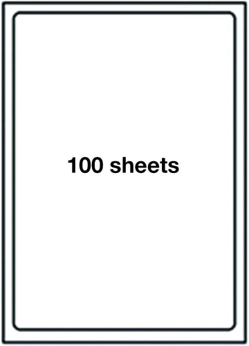 EJRange Address Label White Self Adhesive A4 - 100 Sheets