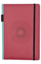Load image into Gallery viewer, Notebook A5 Hardback PU Leather Journal Notepad, Pen Holder Ribbon Inner Pocket